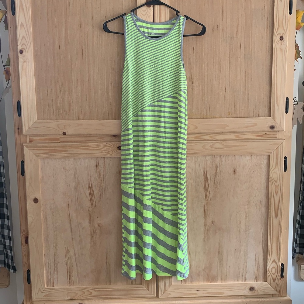 Kid Pik striped maxi dress size L 12